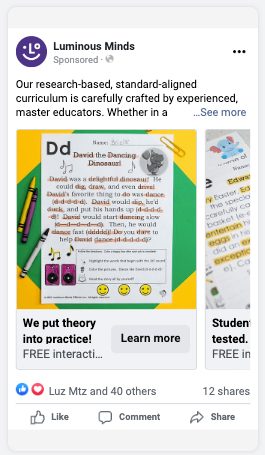 Educator campaign